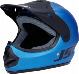 Kask JST Cross Enduro Niebieski na hulajnogę