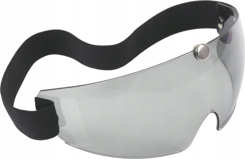 Kask młodzieżowy Enduro z goglami szary