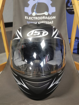 KASK MOTOCYKLOWY Z SZYBĄ INTEGRALNY NA MOTOR SKUTER L