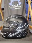 KASK MOTOCYKLOWY Z SZYBĄ INTEGRALNY NA MOTOR SKUTER L