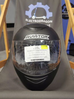 KASK MOTOCYKLOWY Z SZYBĄ INTEGRALNY NA MOTOR SKUTER L