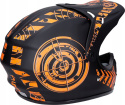 Kask na hulajnogę JST Cross Enduro czarno-pomarańczowy