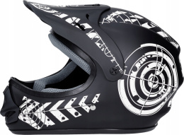 Kask na hulajnogę JST Cross Enduro czarno-biały